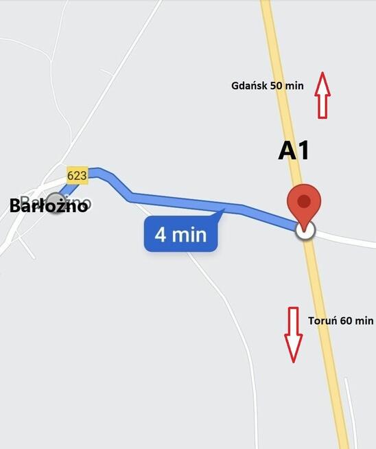 Budynek mieszkalny na sprzedaż. Barłożno