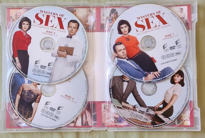 Masters of S,e,x sezon 1 box 4 płyty dvd