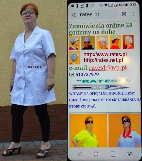 Odzież medyczna firmy Rates https://rates.pl