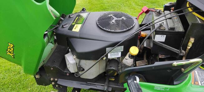 Traktorek kosiarka John Deere X324 23HP SKRĘTNA TYLNA OŚ