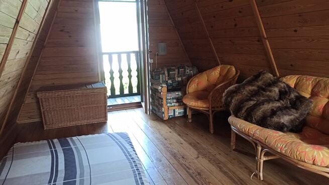 Działka z domem przy jeziorze Piaseczno