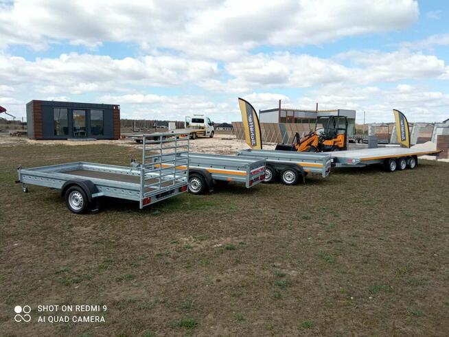 Besttrailers Przyczepa 270x132 DMC 750 kat B kiprowana NOWA