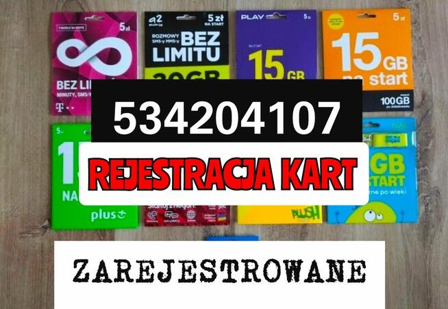 ZAREJESTROWANE KARTY SIM CZESKIE KARTY Rejestracja Kart