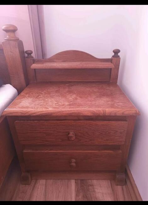 Łóżko+dwie szafki nocne