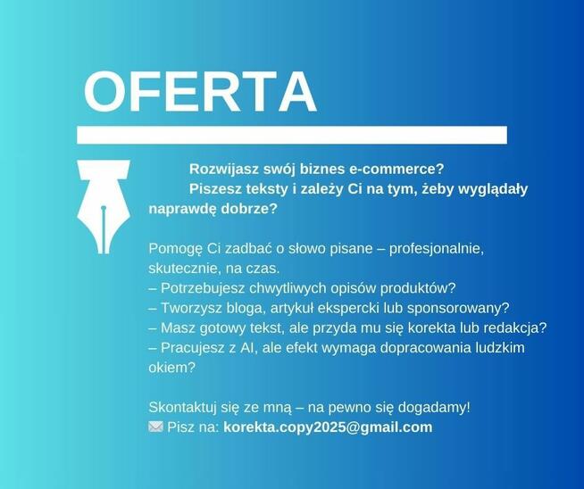 Zadbaj o wizerunek firmy z profesjonalnym copy i korektą!