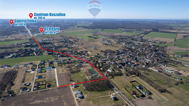 Działka z WZ: Koszalin Jamno