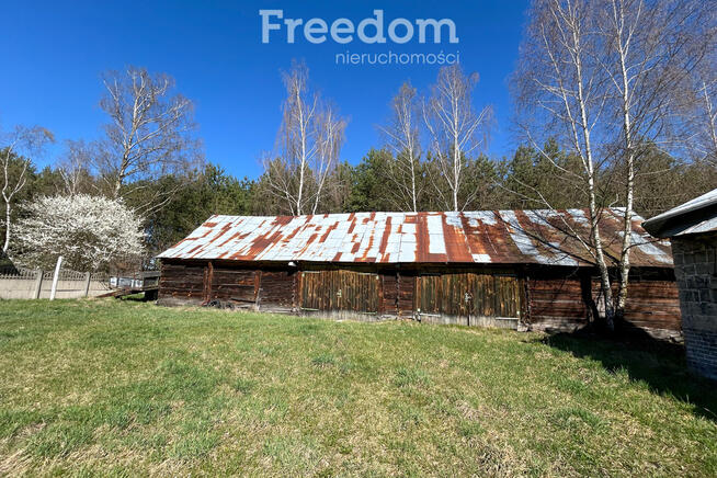 Urokliwe siedlisko w pobliżu rzeki Liwiec