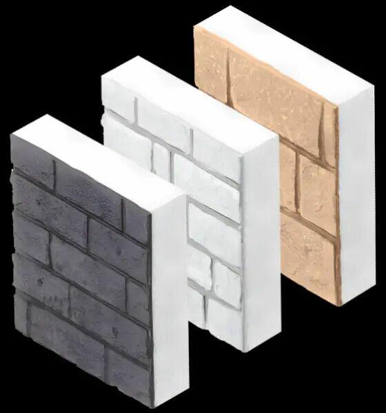 Płyty elewacyjne ze styropianem