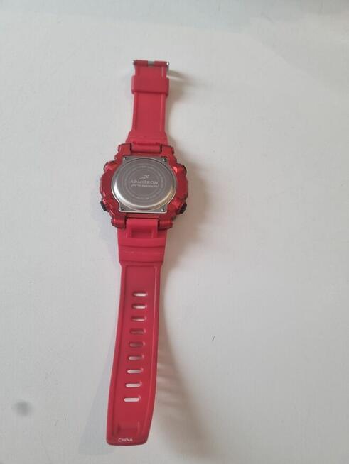 Sportowy zegarek Armitron Chrono Alarm – czerwony, wodoodpor