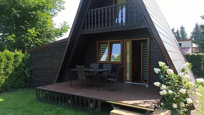 Działka z domem przy jeziorze Piaseczno