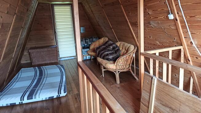 Działka z domem przy jeziorze Piaseczno