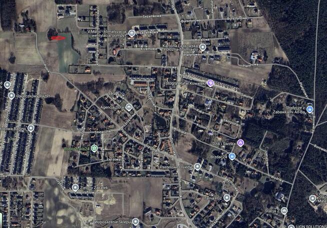 Działka 967 m² MPZP, Banino, pod zabudowę 1-rodzinną/bliźnia