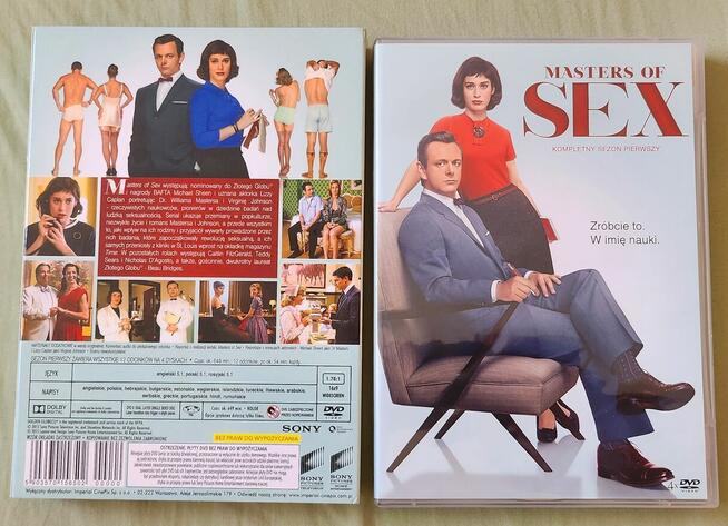 Masters of S,e,x sezon 1 box 4 płyty dvd