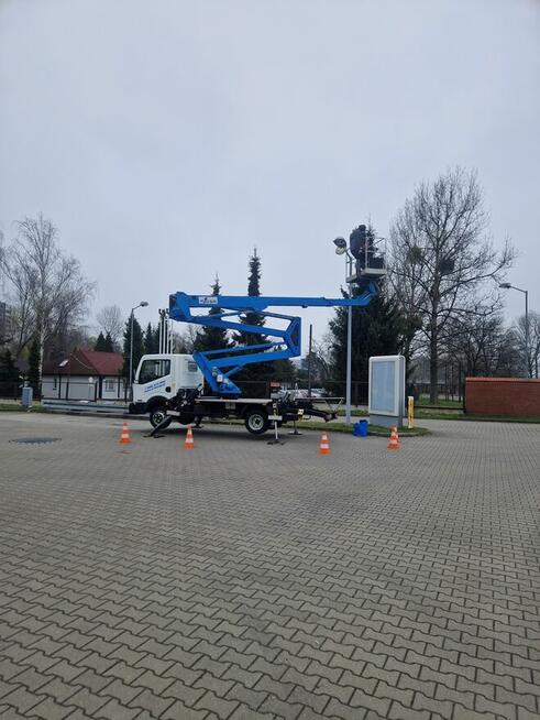 Dźwig Usługi Dźwigowe Wynajem Podnośnik Koszowy