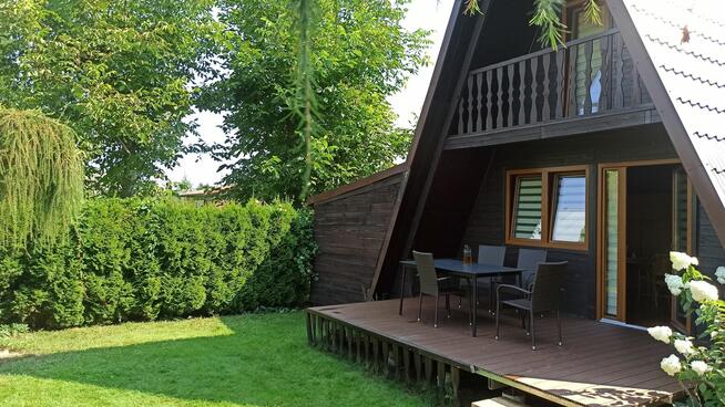 Działka z domem przy jeziorze Piaseczno