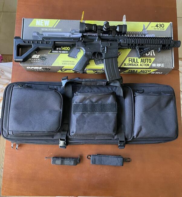 Wiatrówka karabinek Crosman ogień ciągły ! Mega zestaw !