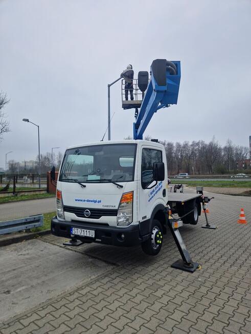 Dźwig Usługi Dźwigowe Wynajem Podnośnik Koszowy