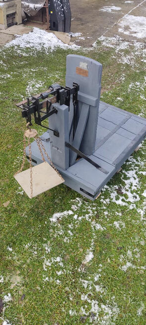 Waga drewniana szalkowa gospodarcza Inwentarzowa