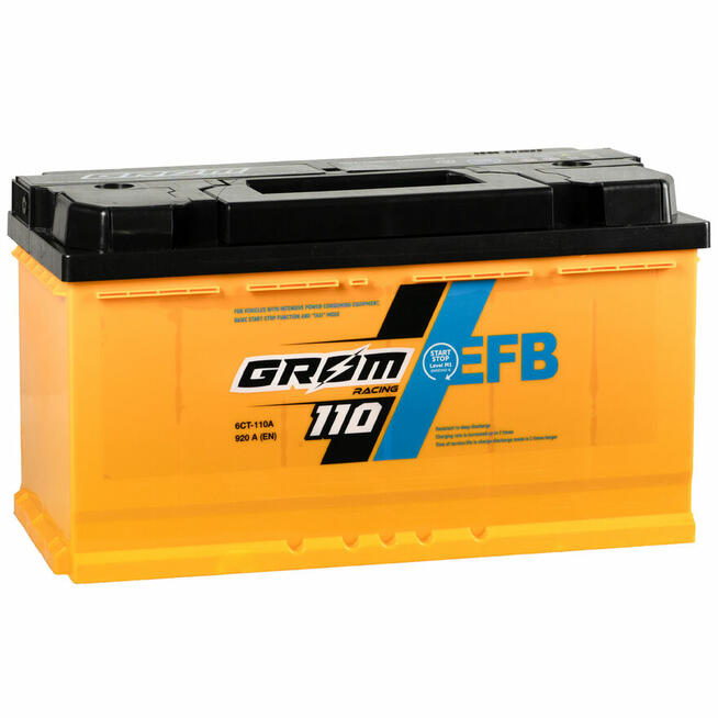 Akumulator Grom Racing EFB 110Ah 920A EN Prawy Plus