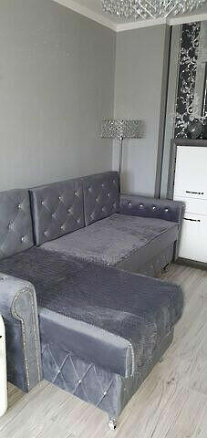 Narożnik funkcja spania Rogówka pojemnik na pościel rozkłada