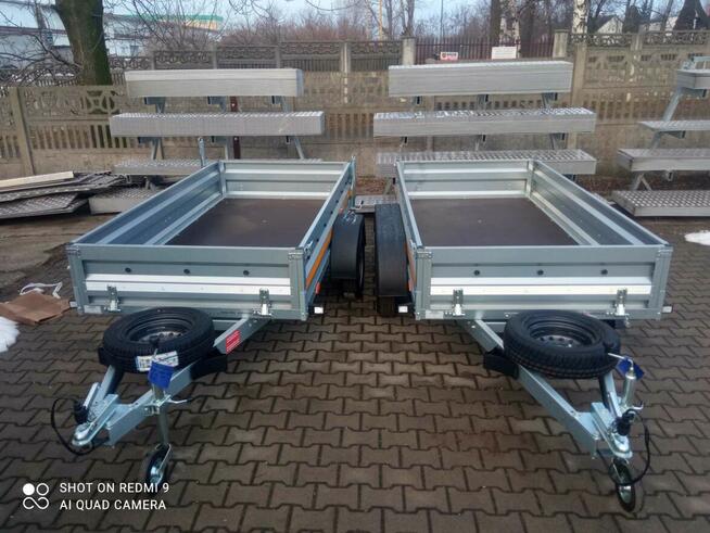 Besttrailers Przyczepa 270x132 DMC 750 kat B NOWA 2 osie FV