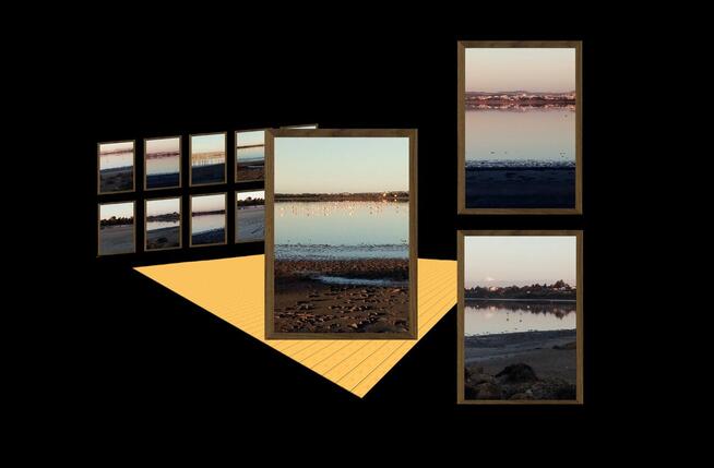 Tryptyk Flemingi fotodruk w ramie