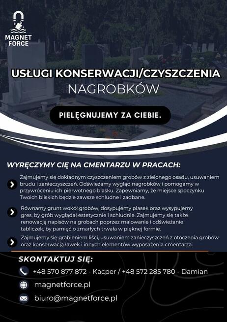 Sprzątanie grobów Zachodniopomorskie