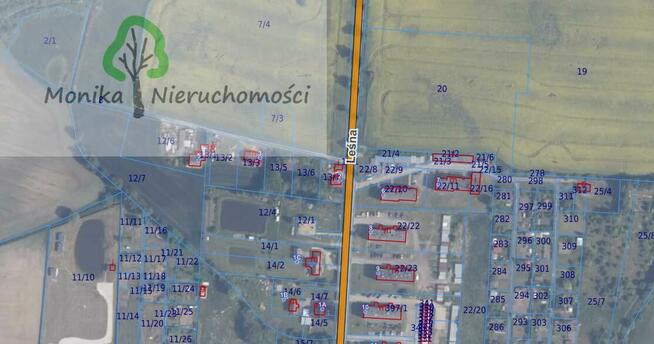 Działka rolno-budowlana Turze gm. Tczew, Leśna