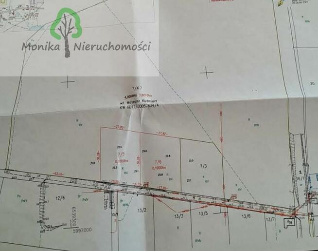 Działka rolno-budowlana Turze gm. Tczew, Leśna