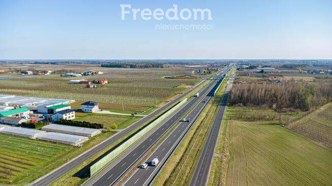 Działka usługowa przy autostradzie S7, 3,37 ha