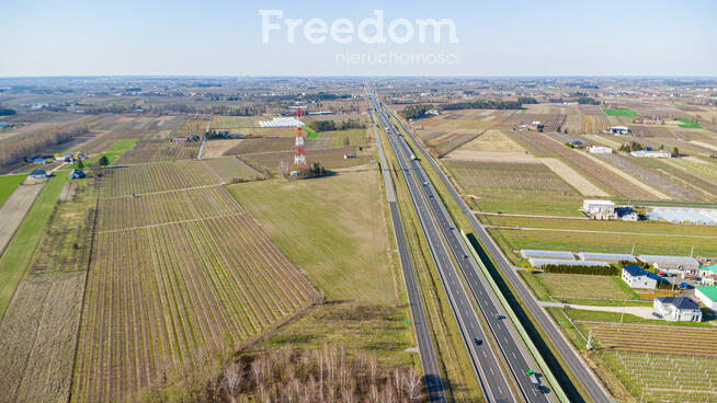 Działka usługowa przy autostradzie S7, 3,37 ha