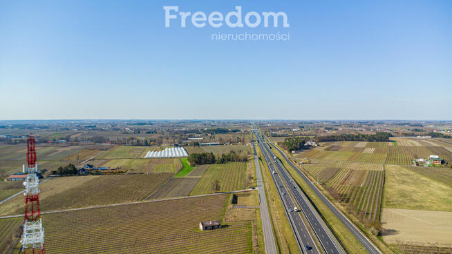 Działka usługowa przy autostradzie S7, 3,37 ha