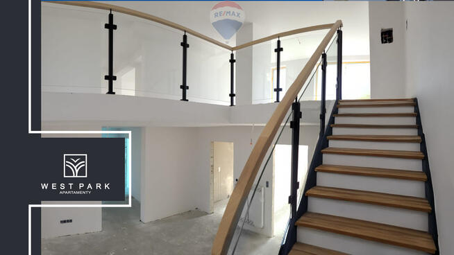 Dwupoziomowy apartament z prywatnym tarasem