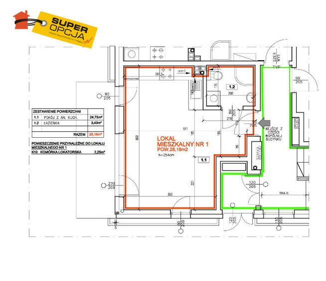 Mieszkanie Kraków Bronowice, Bronowice