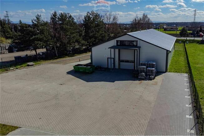 Hala magazynowa przy DK 935 Żory-Pszczyna