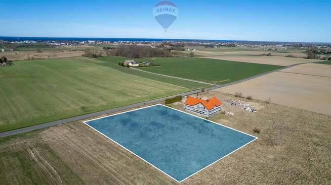 Działka budowlana 33 ary, 2,5km od plaży WZ