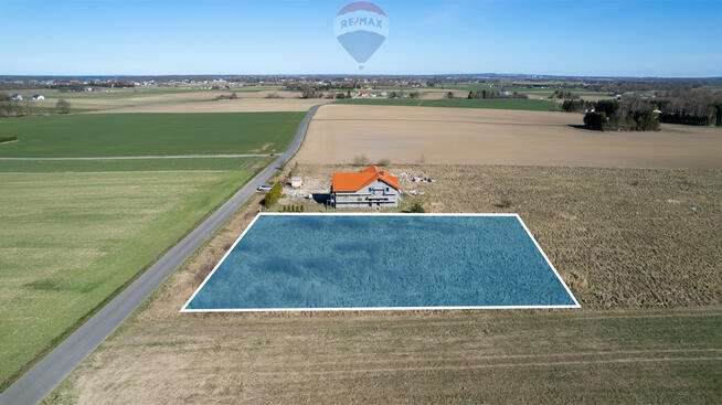 Działka budowlana 33 ary, 2,5km od plaży WZ