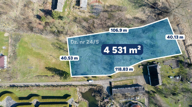 Piękna działka ze stawem, 3 km od morza: Śmiechów