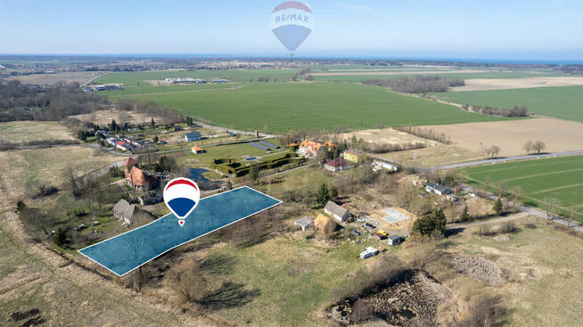 Piękna działka ze stawem, 3 km od morza: Śmiechów