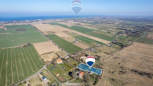 Piękna działka ze stawem, 3 km od morza: Śmiechów