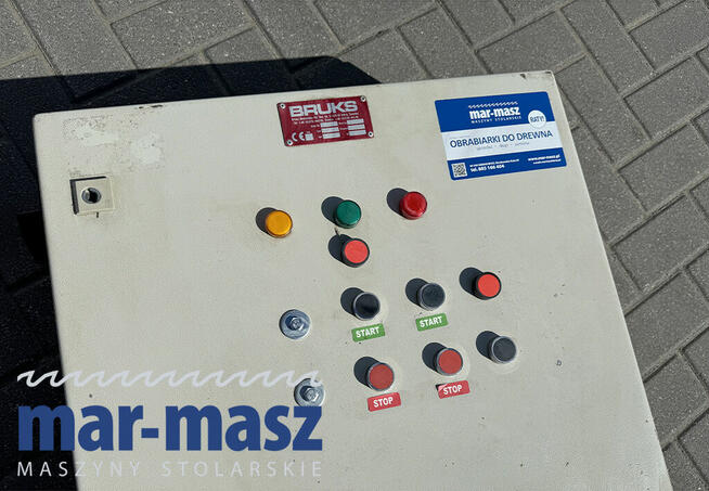 Rębak bębnowy z walcami wciągającymi BRUKS 55 * Mar- Masz