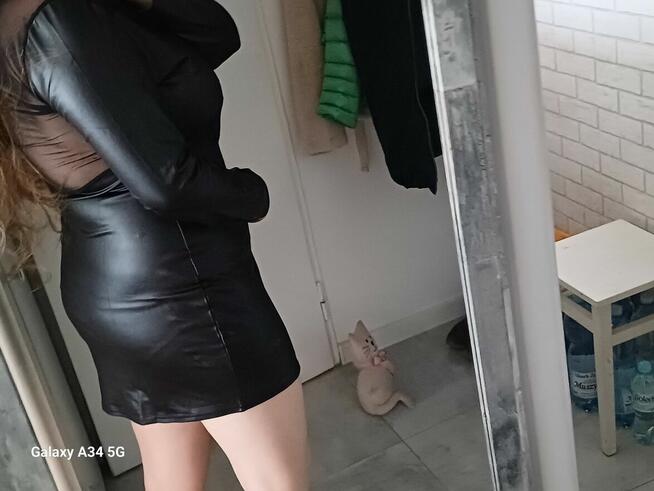 Sukienka z prześwitami, XL