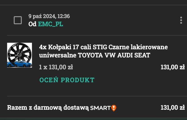 Kołpaki 17 CAL STIG