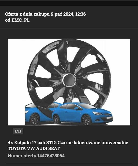 Kołpaki 17 CAL STIG