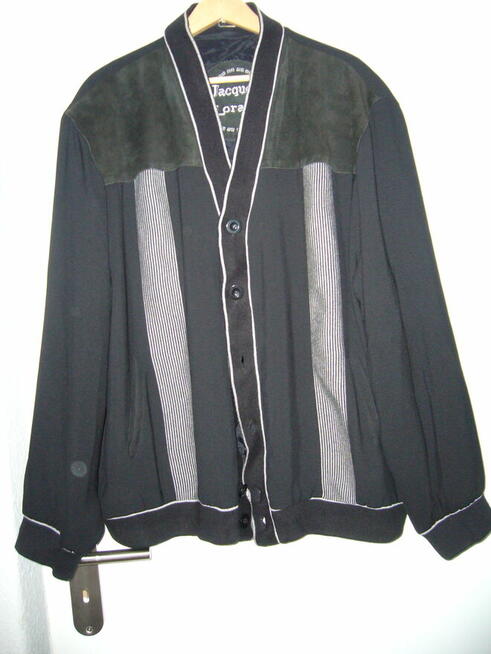 Swetr czarny + wstawki welur sprzedam