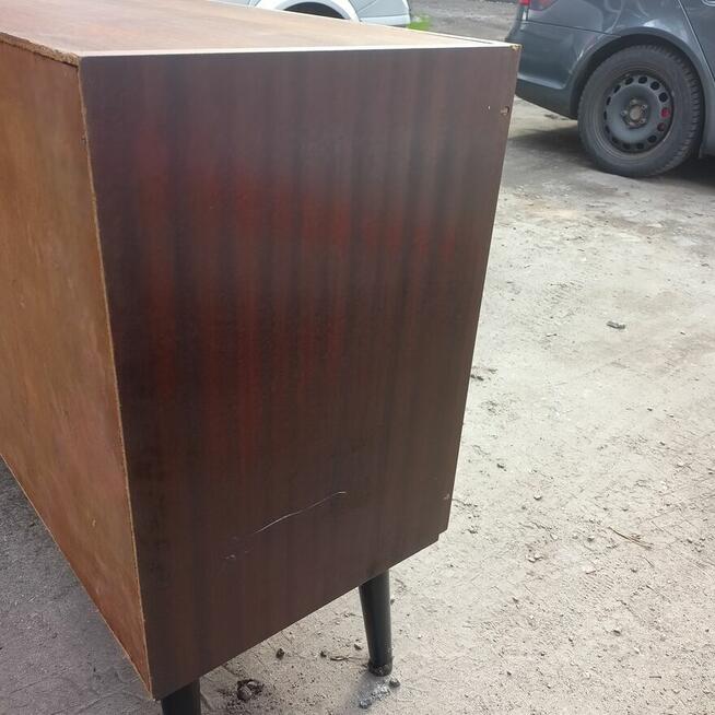 Szafka RTV, Komoda, Meble PRL, Wysoki połysk,