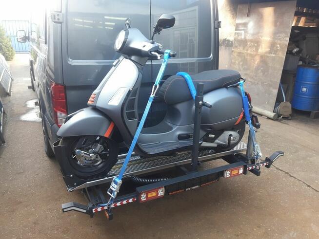 Platforma bagażnik motocyklowa na kamper vana lub kampera