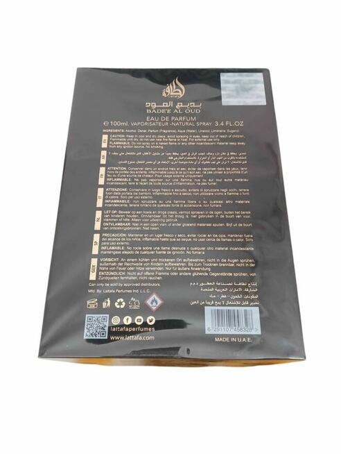 Lattafa Bade`e Al Oud For Glory Edp 100ml (wysyłka 24h)