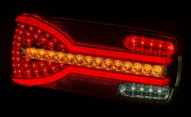 Lampa tylna LED 12V 24V NEON Dynamiczny Kierunek Lewa tył