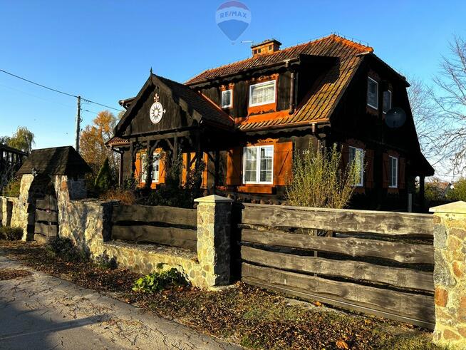 Dom drewniany przy Marinie